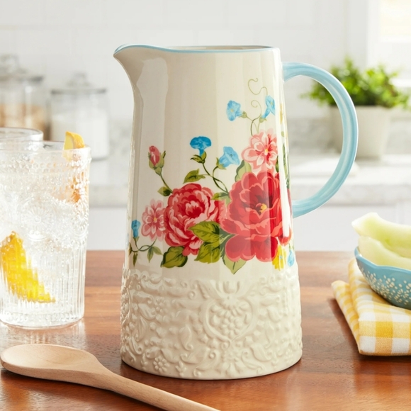 The Pioneer Woman Other - ❤️ New Pioneer Woman Sweet Rose White 2.1 Quart Pitcher